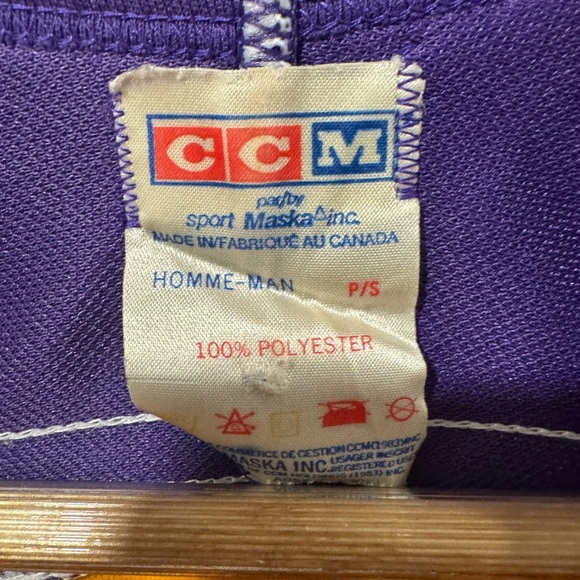 Vtg CCM Maska Los Angeles Kings NHL Hockey Jersey - Picture 5 of 7